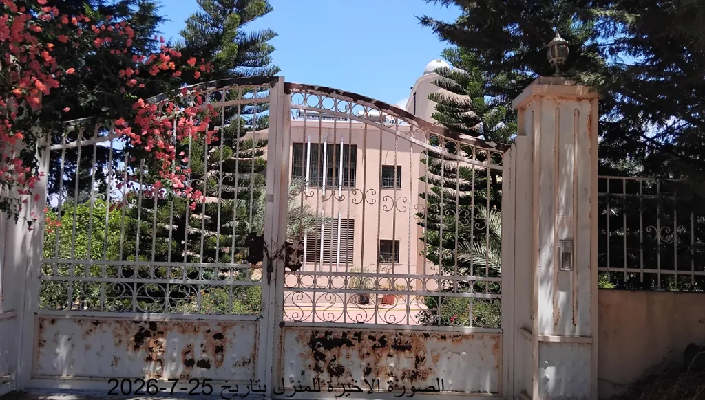  منزل النائب السابق حبيب صادق قبل الغارة الإسرائيلية