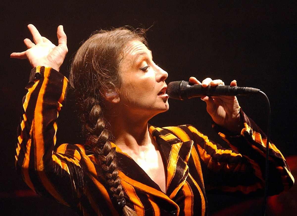 المغنية الفرنسية كاترين رانجيه (أ ف ب).