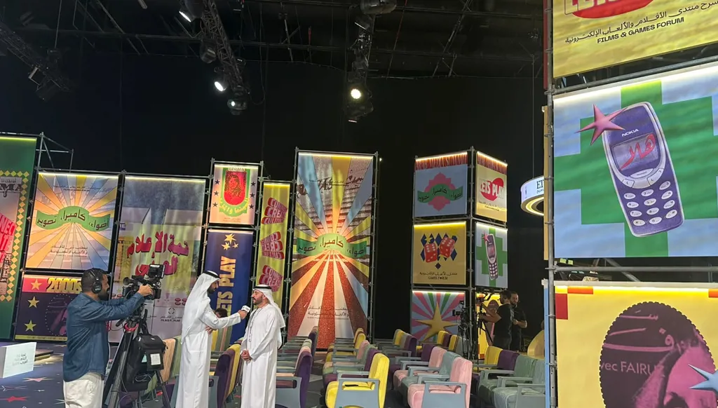 جناح لمنتدى الأفلام والالعاب الإلكترونية في "قمة الإعلام العربي" في دبي