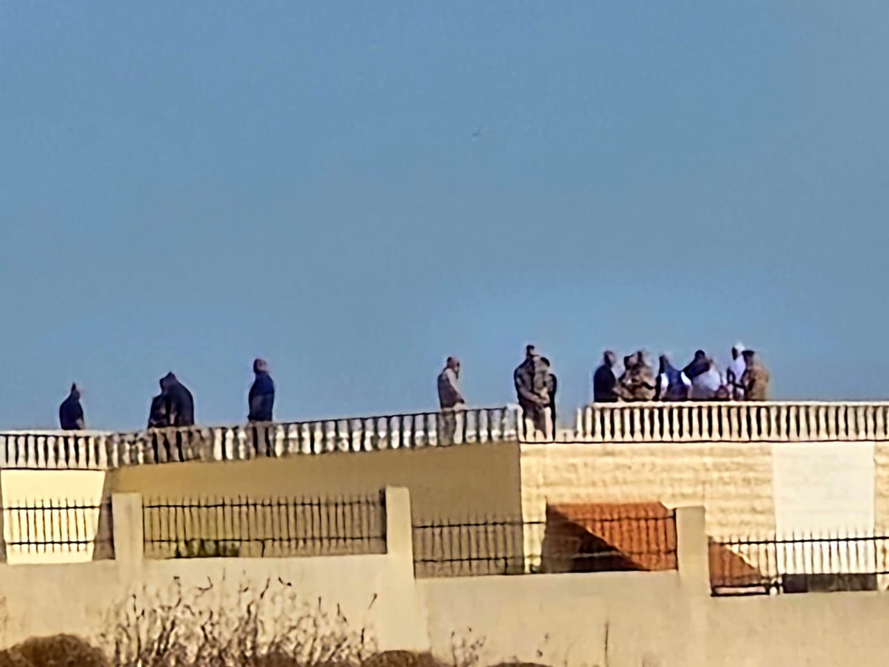 من زيارة عيسى إلى دير سيدة البشارة في بلدة زوطر الغربية (أحمد منتش).