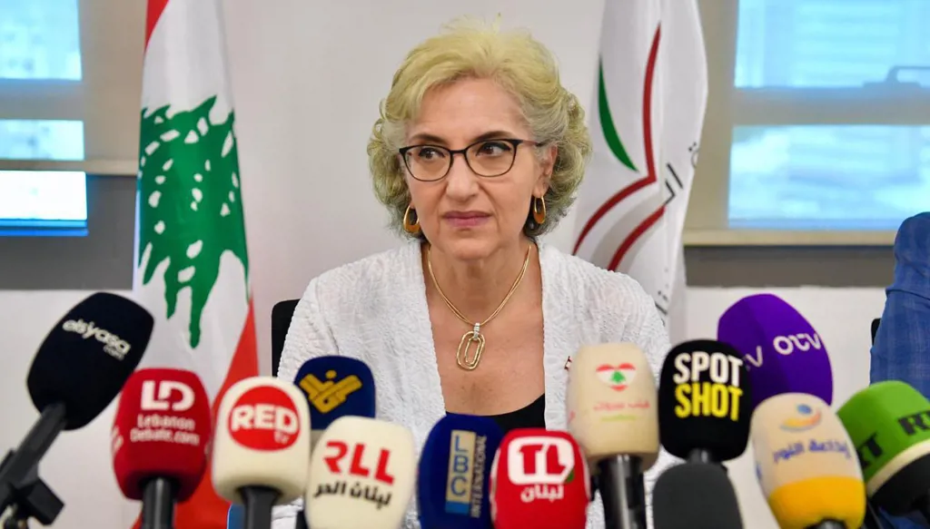 وزيرة التربية والتعليم العالي ريما كرامي (حسام شبارو). 