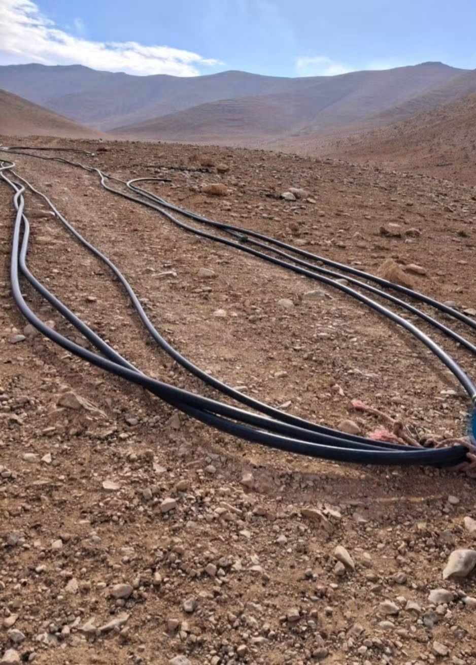 الخراطيم المضبوطة. (فايسبوك)