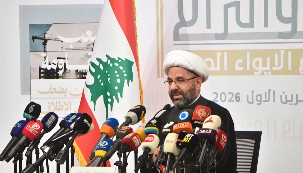 مؤتمر صحافي للإعلان عن مشروع الإيواء الجديد "وعد والتزام" (حسام شبارو). 