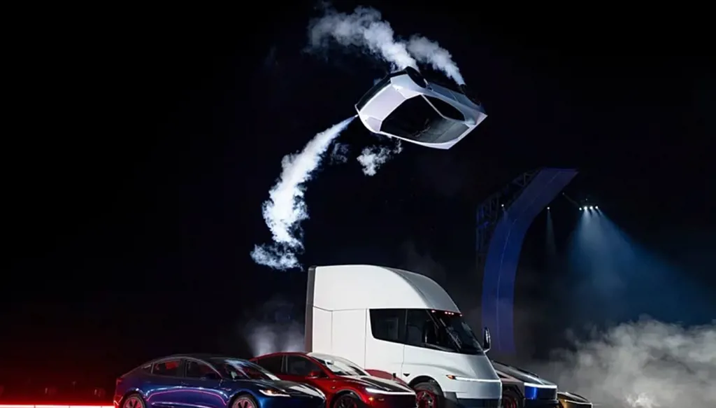 إيلون ماسك يكشف سيارة Tesla Roadster الطائرة... تقفز وتنقلب في الهواء