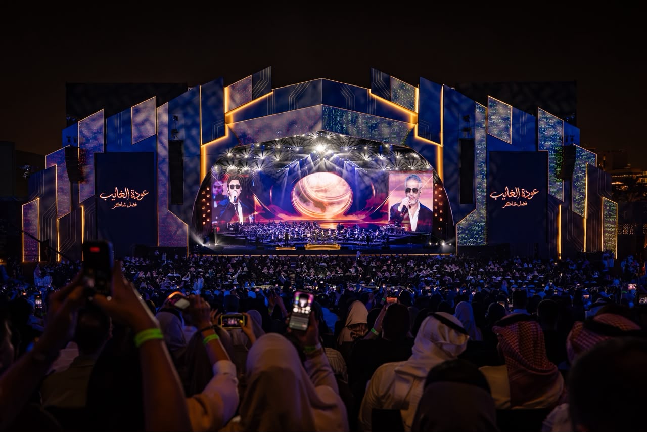 حفل فضل شاكر في الرياض (النهار)