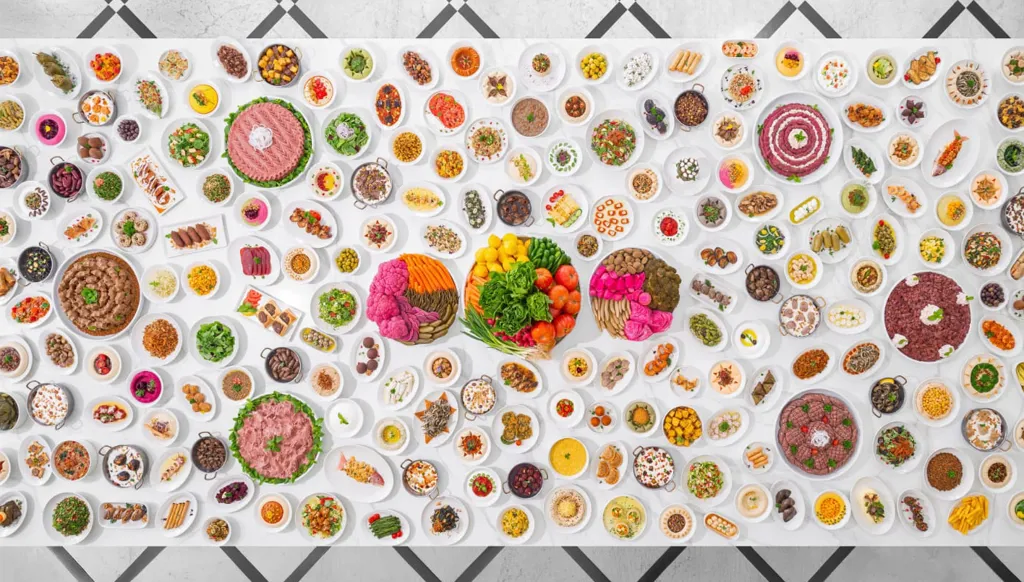 Mosaic Marks 10th Anniversary with Record- Breaking 196-Dish Lebanese Mezze Showcase in One