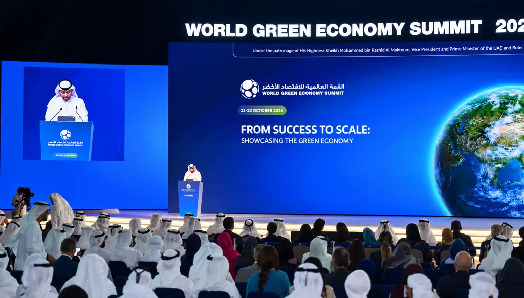 القمة العالمية للاقتصاد الأخضر في دبي تبحث فرص الاستثمار وتسريع التحول نحو الاستدامة