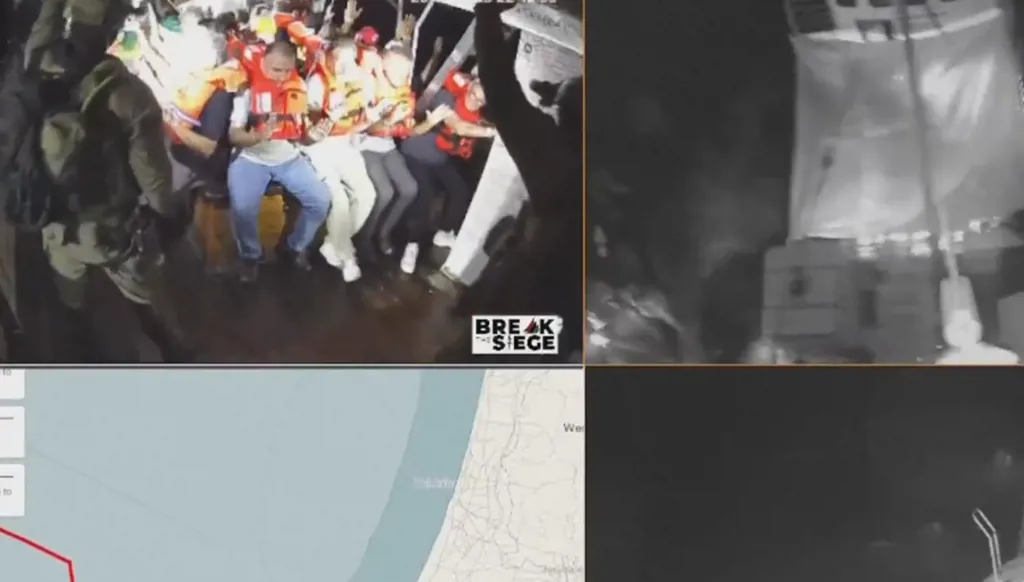 الجيش الإسرائيلي يقتحم السفينة "حنظلة" المتّجهة إلى غزة لكسر الحصار (فيديو)