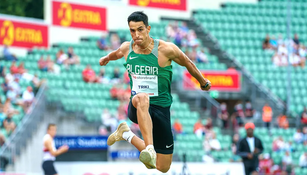 الجزائري تريكي يبلغ نهائي الوثبة الثلاثية في مونديال طوكيو