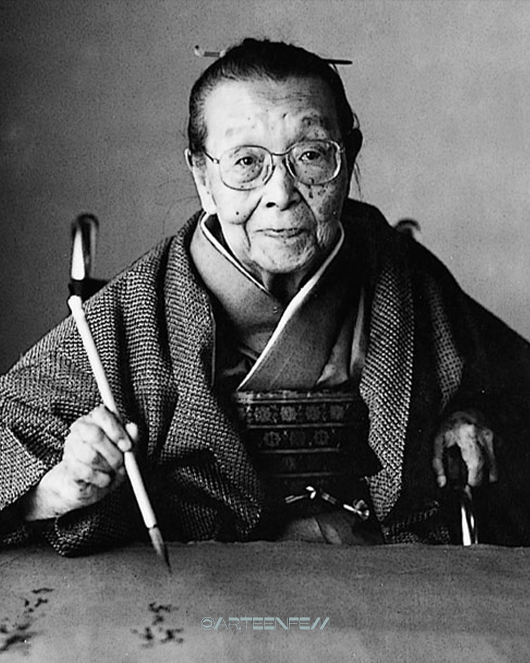 ظلَّت ترسم حتى أَيامها الأَخيرة