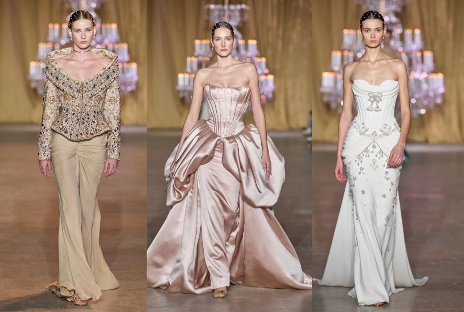 أكسسوارات شعر من عرض ازياء زهير مراد للأزياء الراقية 2026 في باريس (انستغرام)