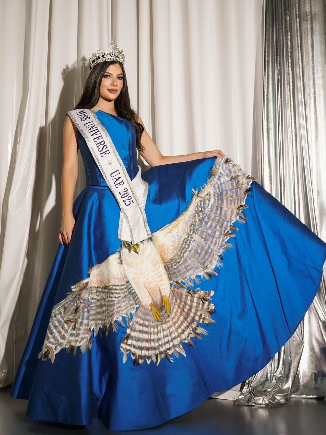(إنستغرام) .ملكة جمال الإمارات نادين أيوب خلال مشاركتها في مسابقة ملكة جمال الكون في بانكوك.