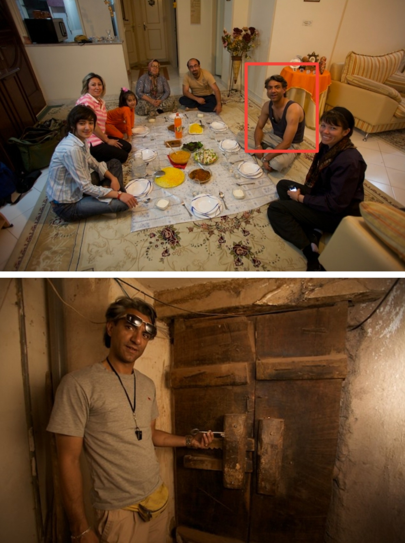 صورة تظهر أمير الذي كان يرافق تايلور وكرستي