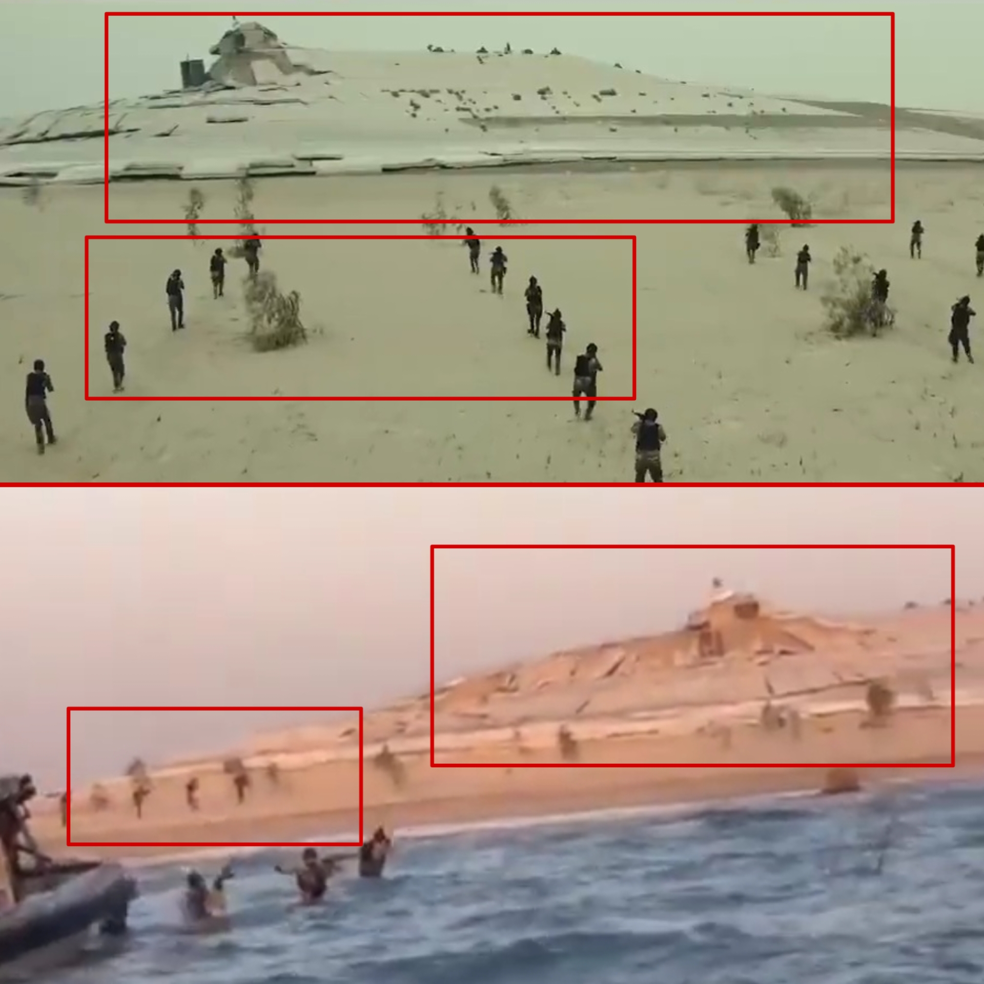 تطابق المعالم في الفيديوين