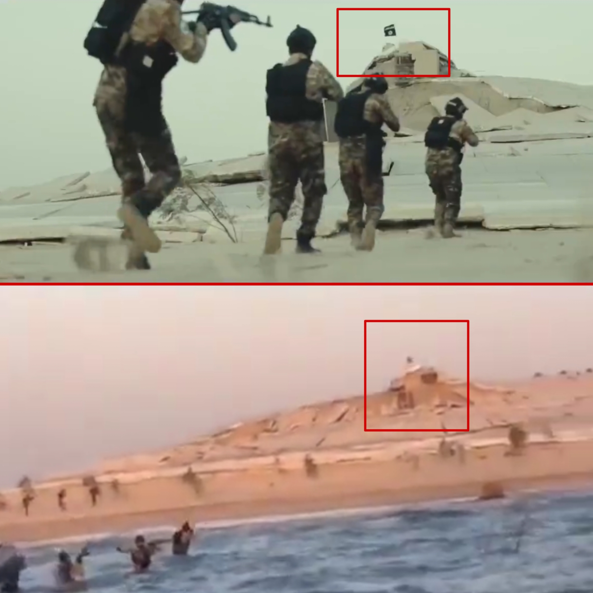 تطابق المعالم في الفيديوين