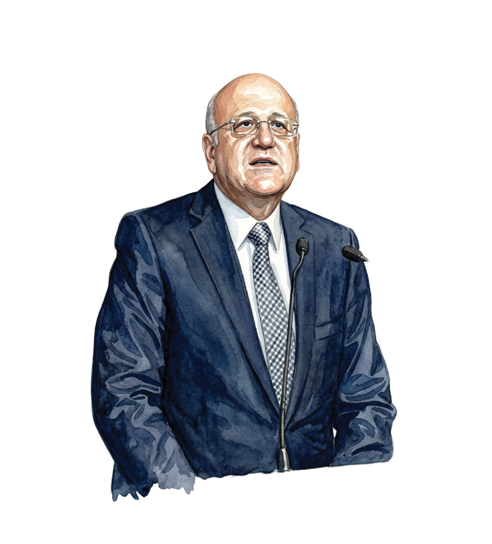 نجيب ميقاتي (تصميم النهار). 