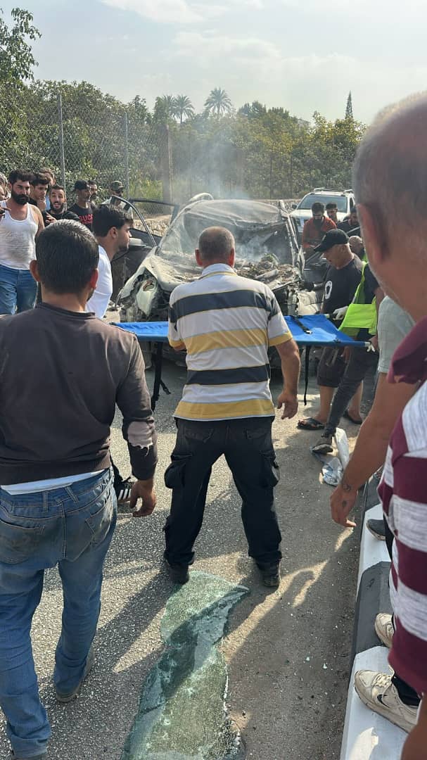 استهداف سيارة في برج رحال جنوبي لبنان (إكس).