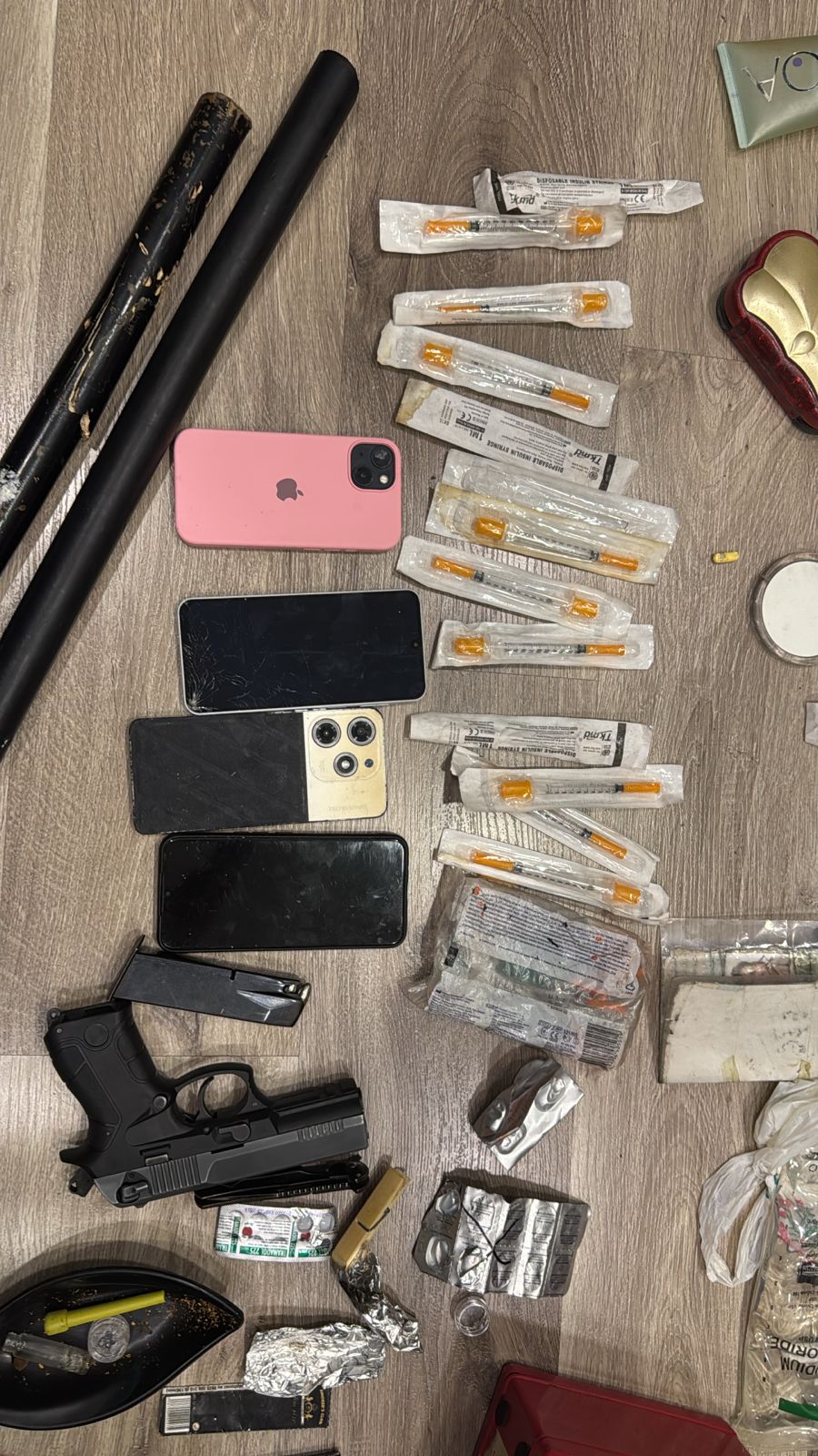 المواد المضبوطة (قوى الأمن)