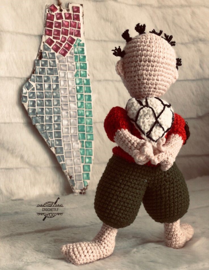 دمى الكروشيه الفلسطينيّة (Pinterest)