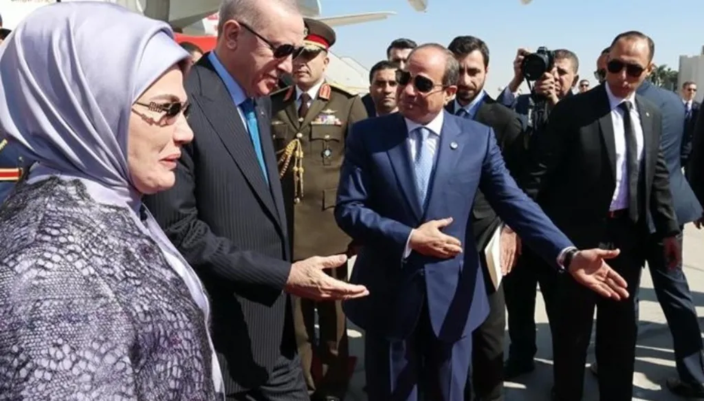 إردوغان في مصر (إكس).