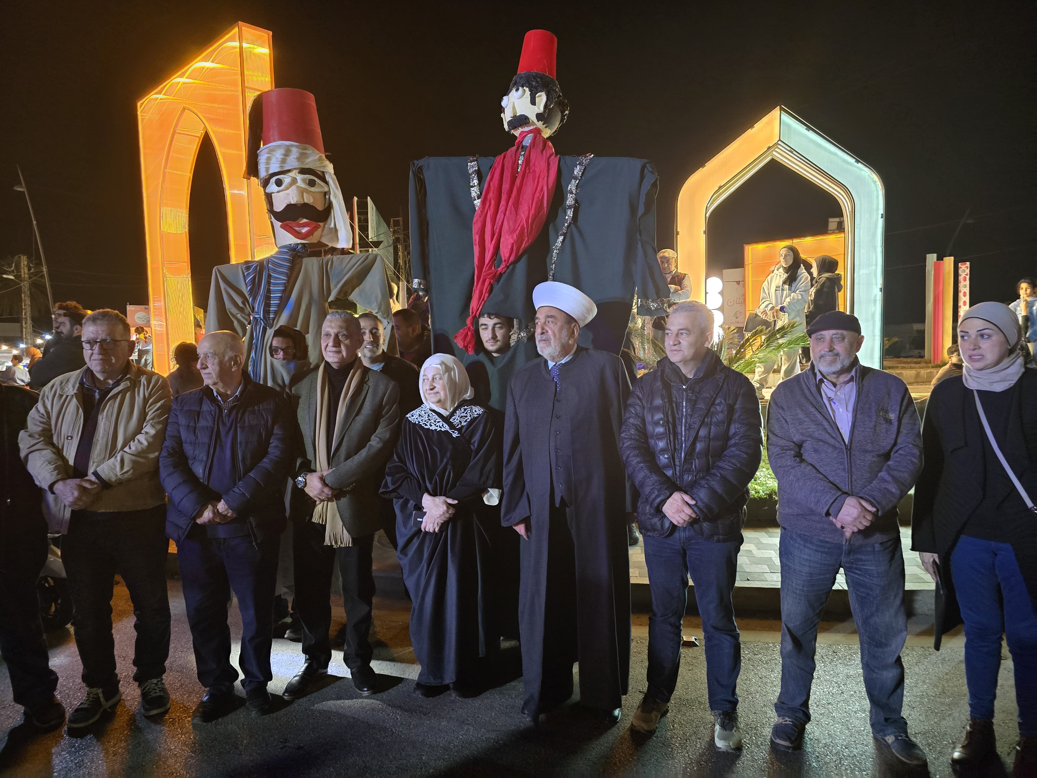 الحريري والمفتي سوسان وفعاليات المدينة