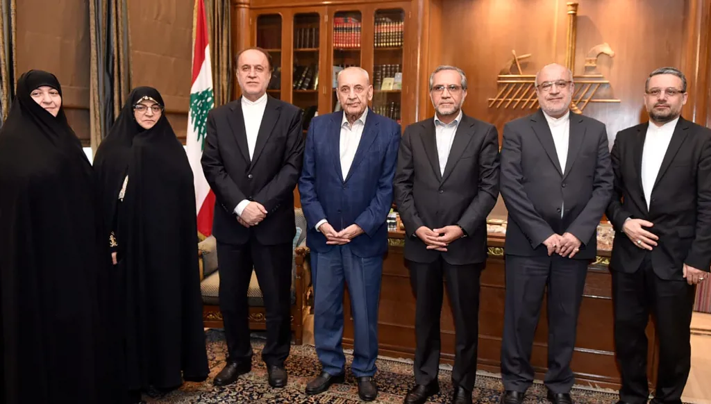 رئيس مجلس الشورى الايراني التقى برّي: أكدنا دعمنا للبنان والحكمة تقول كلمتها في هذا الوطن