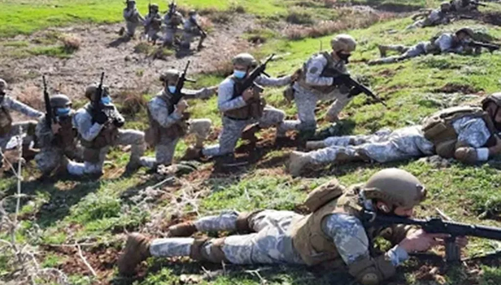تدريبات عسكرية للجيش اللبناني في جبيل والكورة