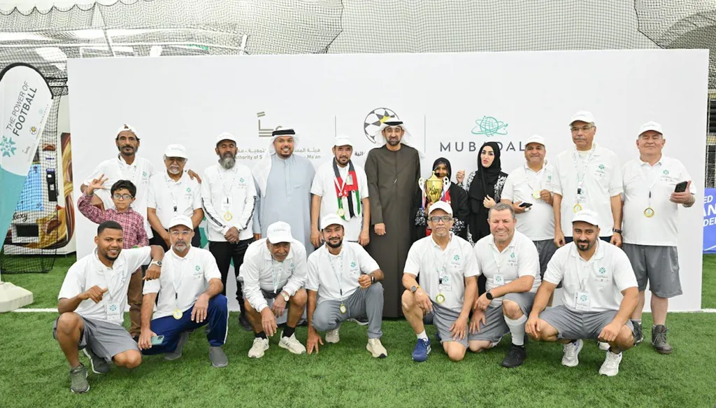 ختام بطولة كرة القدم لكبار المواطنين برعاية رابطة المحترفين الإماراتية