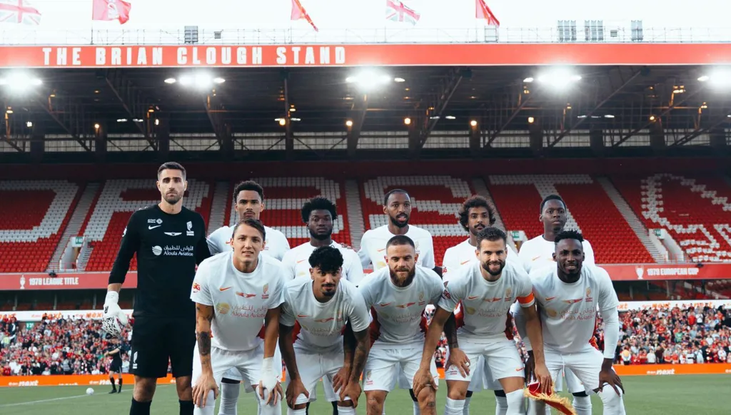 القادسية يختتم جولته التحضيرية في المملكة المتحدة بالتعادل مع نوتنغهام