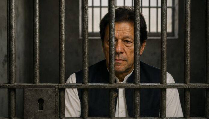 عمران خان خلف القضبان