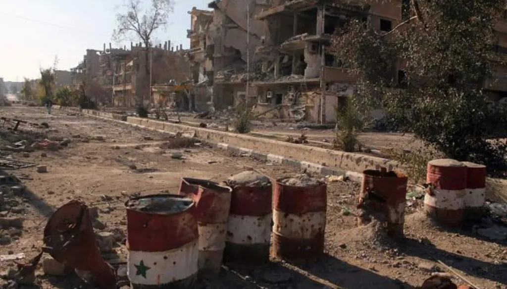 هذا ما حصل داخل موقع عسكري للنظام السوري السابق في ريف السويداء