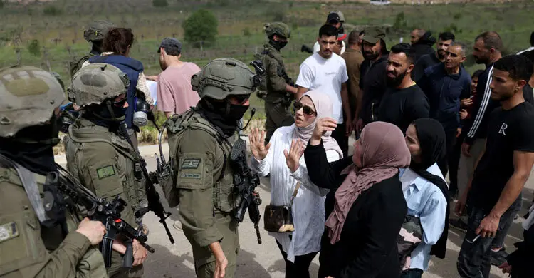 تظاهرة في الضفة 