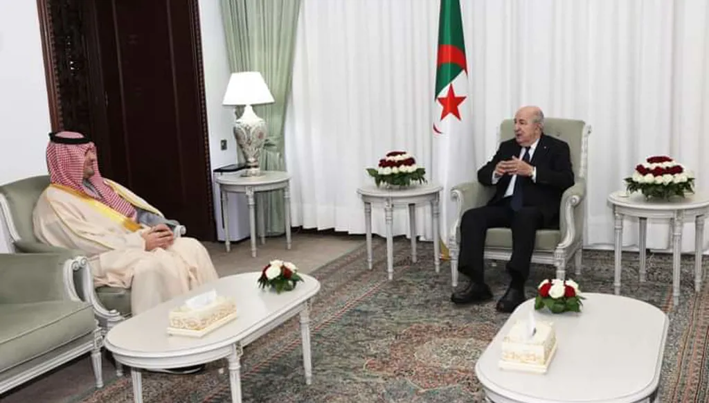 تبون يبحث مع وزير الداخلية السعودي تعزيز التعاون الأمني