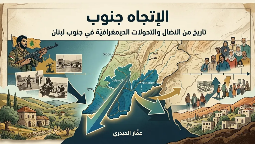 الاتجاه جنوب...  تاريخ من النضال والتحولات الديموغرافيّة في جنوب لبنان