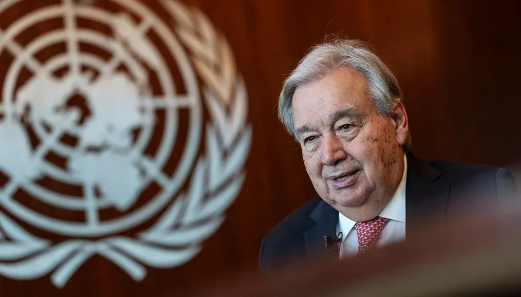 غوتيريش: هدف احتواء الاحترار بـ1,5 درجة "على شفير الانهيار"‏