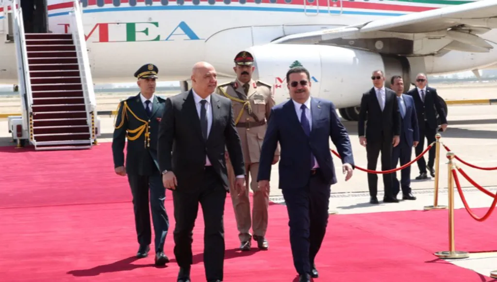 عون من بغداد: لبنان يثمّن الدعم العراقي ومواجهة التحديات الأمنية تتطلب تضافر الجهود