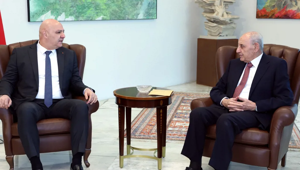 بري وعون. (الرئاسة اللبنانية)