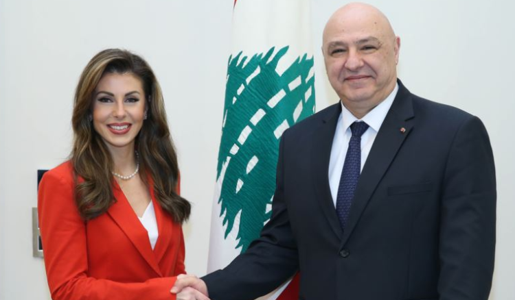 مورغان أورتاغوس وجوزف عون (وكالات).