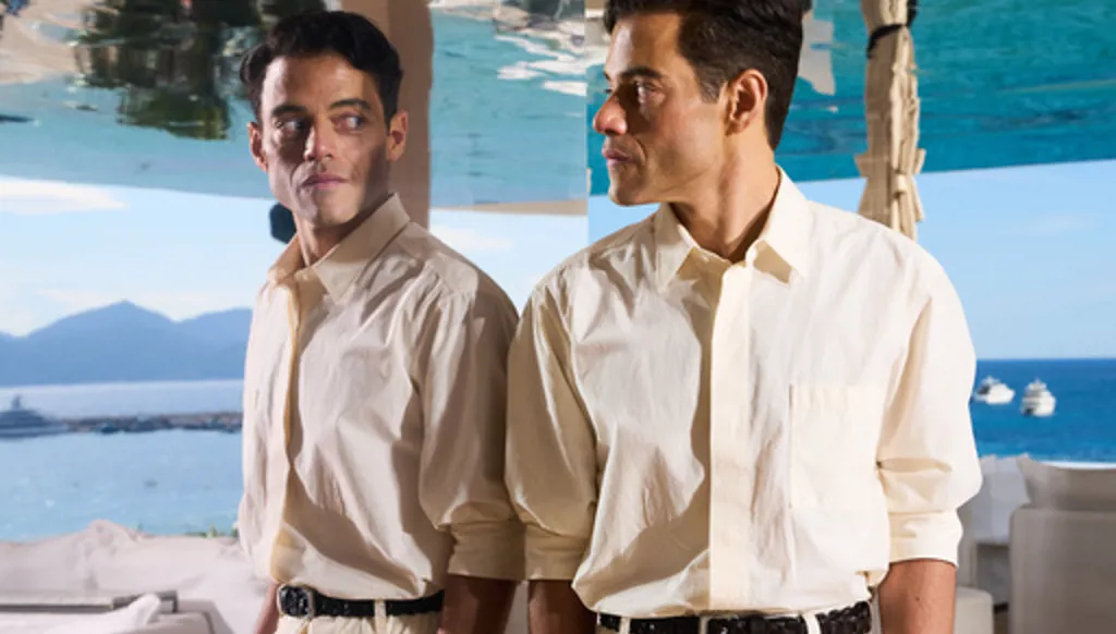 Rami Malek poses for portrait photographs for the film 'The Man I Love' at the 79th international film festival, Cannes, southern France, Tuesday, May 19, 2026. (Photo by Scott A Garfitt/Invision/AP)