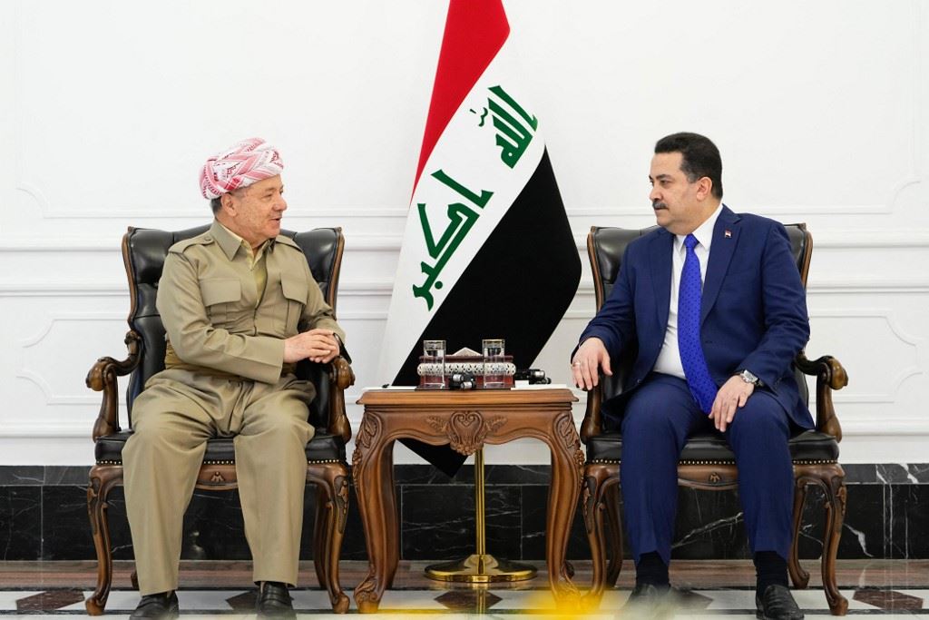 مصادر تكشف لـ"النهار العربي" حصيلة لقاءات بارزاني في بغداد