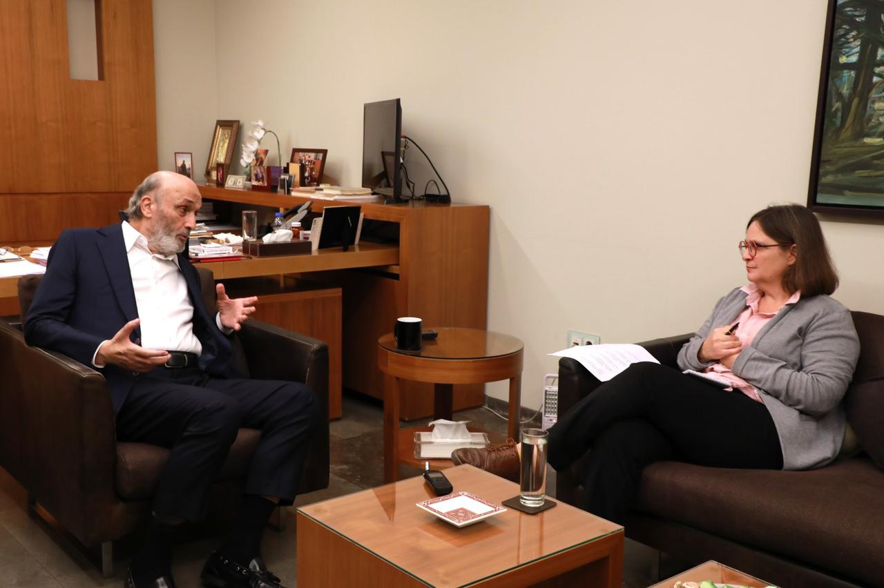 حوار أجرته في معراب – لبنان: سيبيـل رزق من صحيفة لو فيغارو الفرنسية