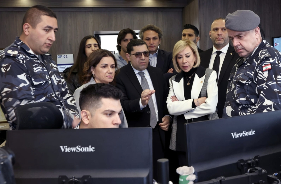 السيدة الأولى زارت سرايا بعبدا مقر محافظة جبل لبنان (رئاسة الجمهورية).