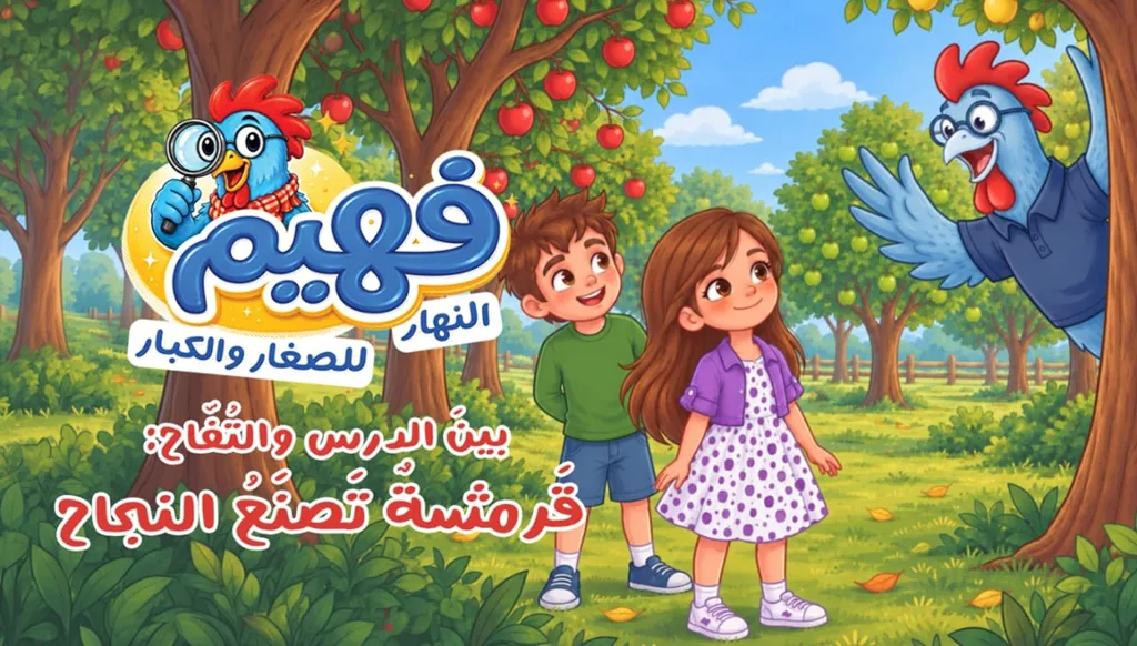 "بين الدّرسِ والتفّاح: قرمشة تصنع النّجاح!"... العدد الثّامن من "فهيم" النّهار للصّغار والكبار!