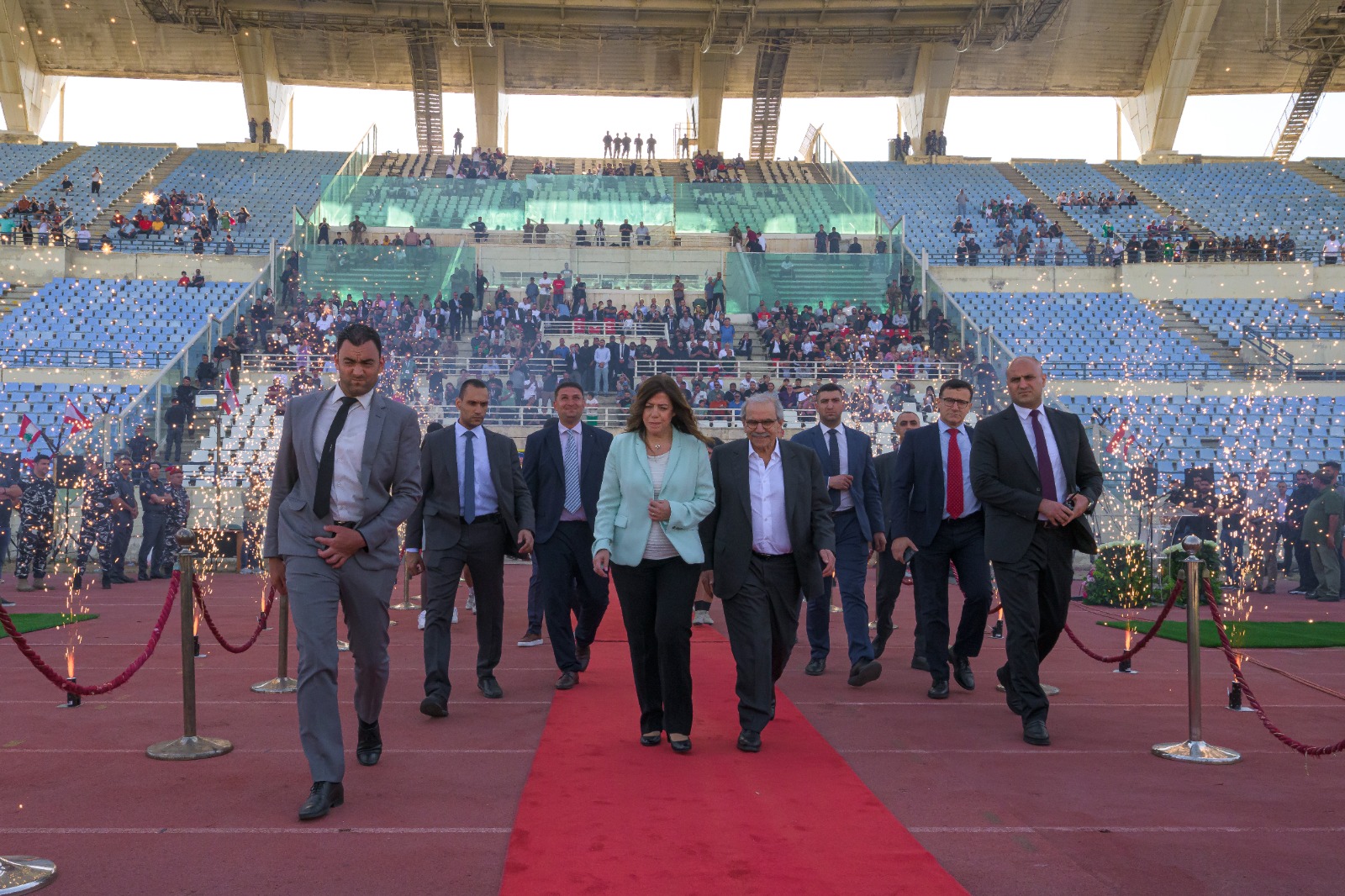 ملعب مدينة كميل شمعون الرياضية. (نبيل اسماعيل)