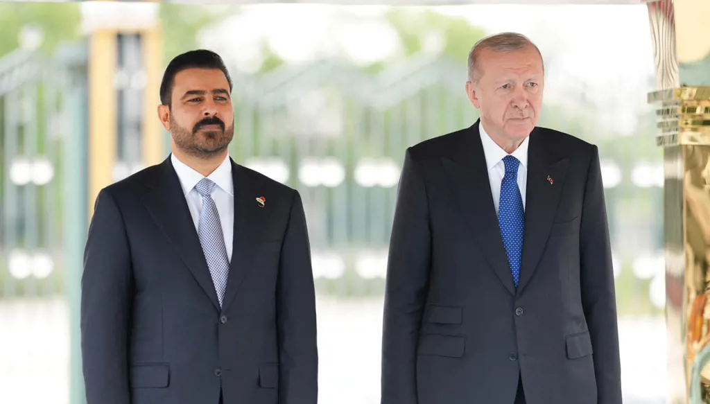 أردوغان والزيدي خلال لقاء سابق (أرشيفية)