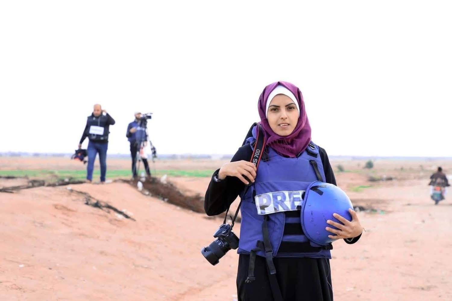 الصحافية مريم أبو دقة  (اكس)