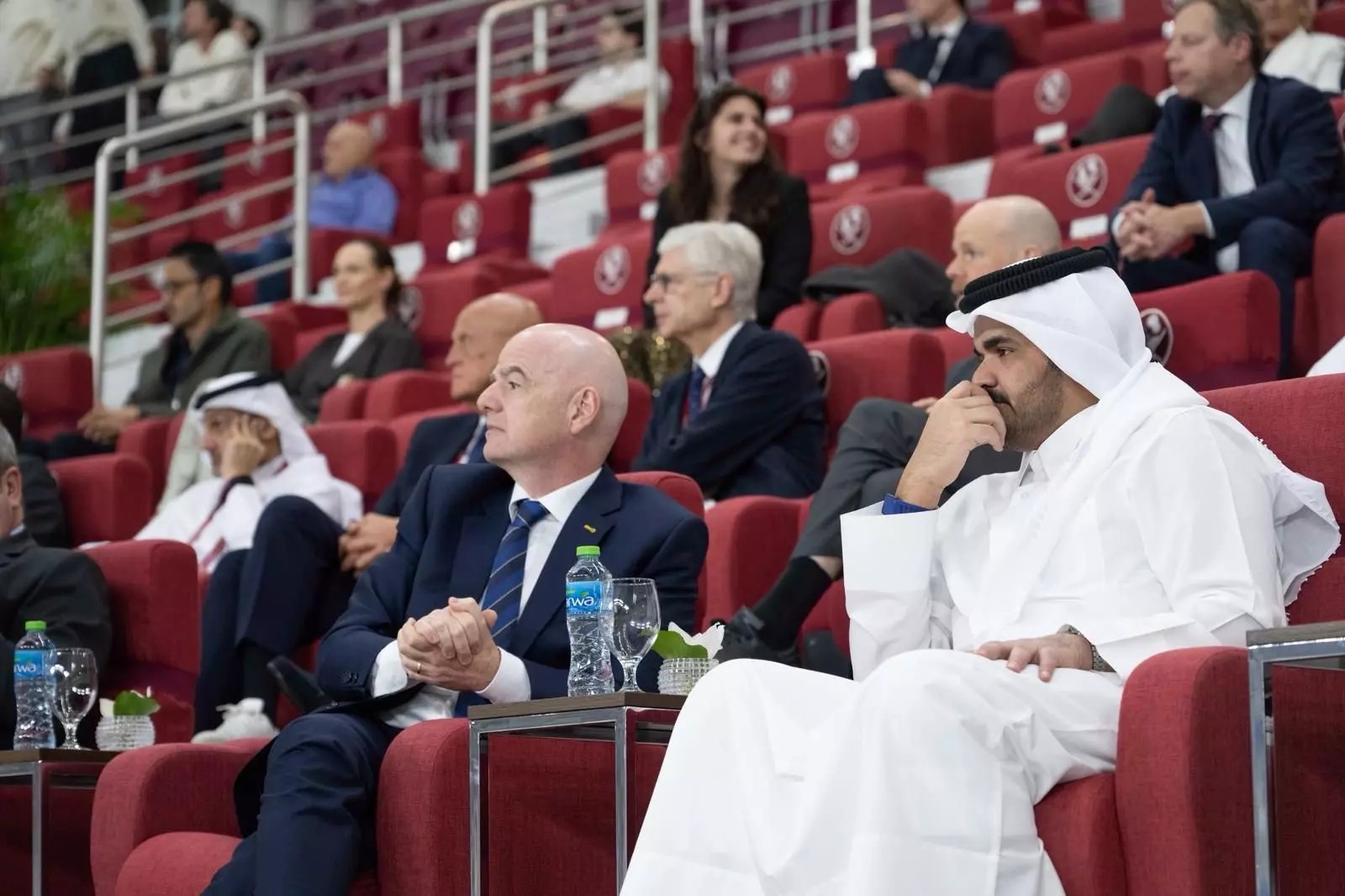 إنفانتينو خلال المباراة النهائية لكأس العالم تحت 17 سنة في قطر. (وكالات)