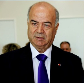رئيس مجلس القضاء الأعلى السابق القاضي الدكتور غالب غانم (مواقع)