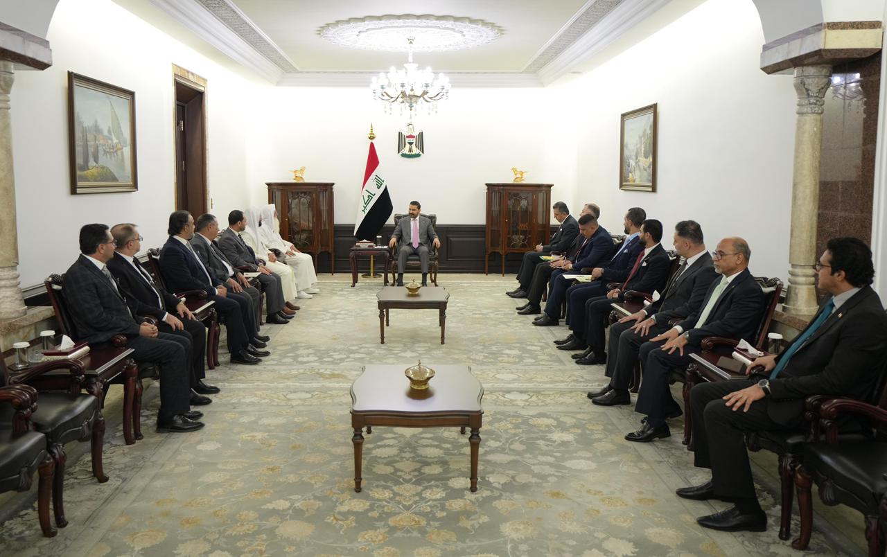 جانب من اللقاء (رئاسة الوزراء العراقية)