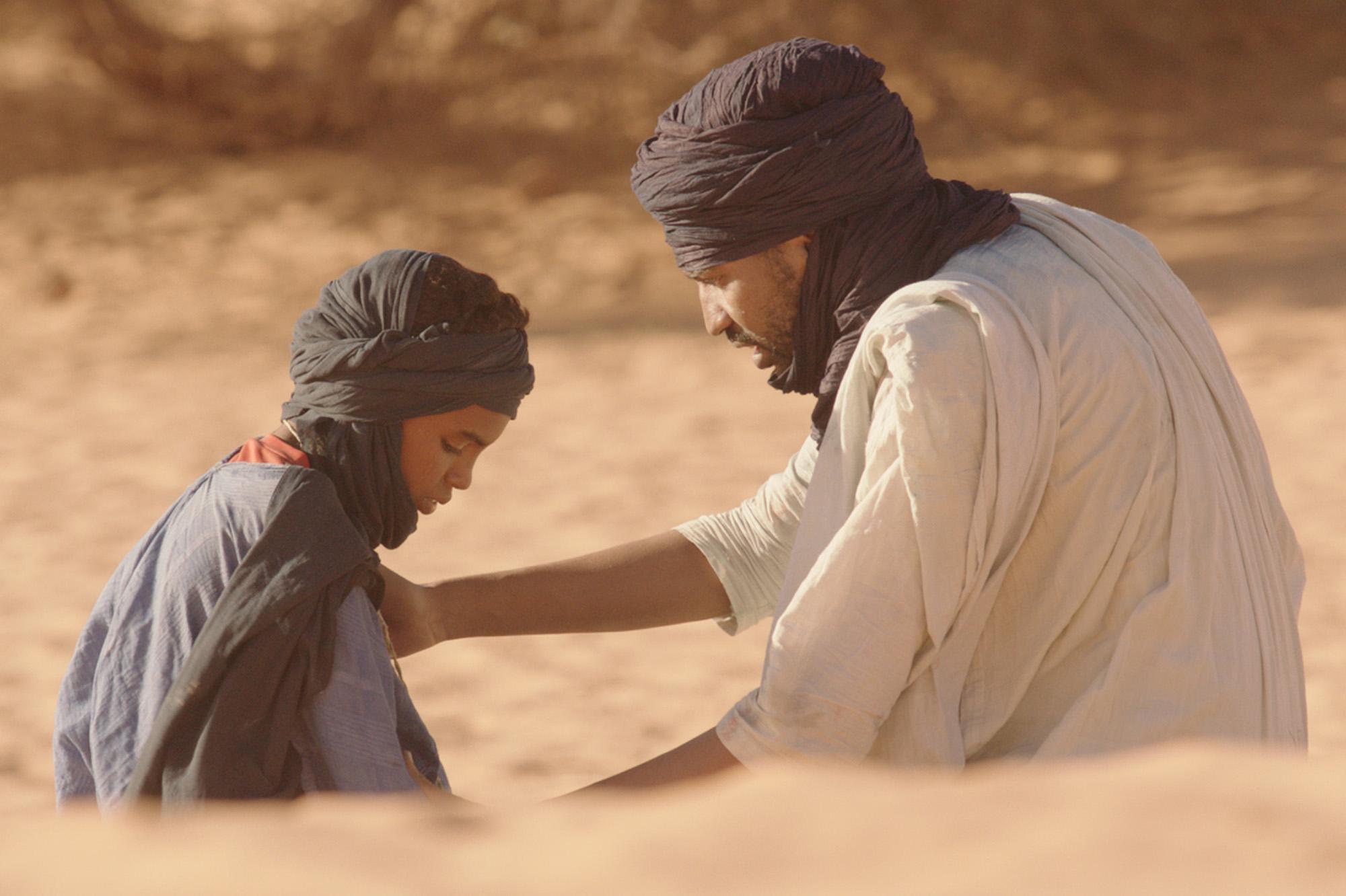 مشهد من فيلم تمبكتو (2014) للمخرج الموريتاني عبد الرحمن سيساكو، الذي تحتفي به الدورة التاسعة من منصة الشارقة للأفلام. (ARTE)